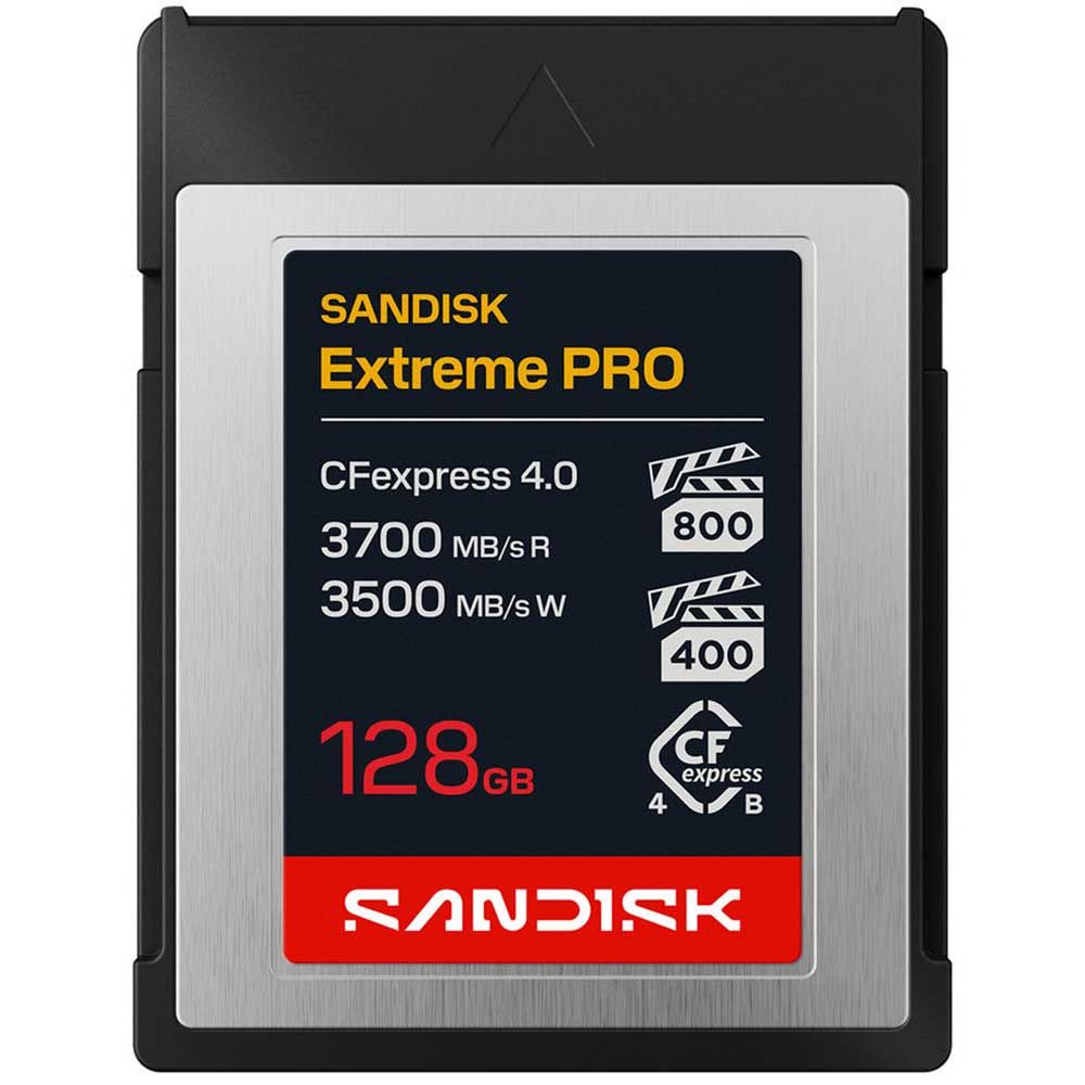 SanDisk Extreme Pro CFexpress 4.0 Type B 128GB 3700MB/s -minneskort