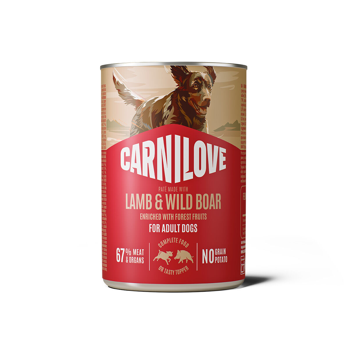 Carnilove Dog Adult Lamb & Wild Boar Paté Våtfoder till Hund 400 g