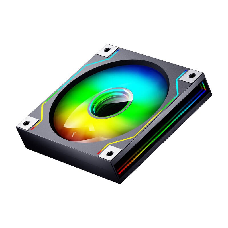 Darkflash DM20 computer fan (black) - Chassi fläkt - 120mm - Svart - 32 dBA, bild 2
