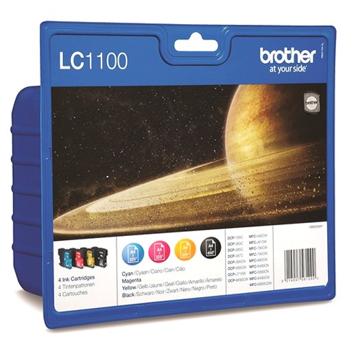 Brother LC1100HY Bläckpatron 4-pack, bild 3