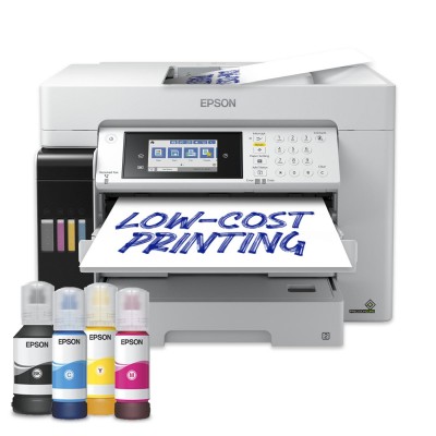 Epson EcoTank ET-16685, A3 skrivare + scanner + kopiator + fax, 25/25 ppm ISO, 1200x1200 dpi scanner, display, duplex, ADF, AirPrint, USB/LAN/WiFi