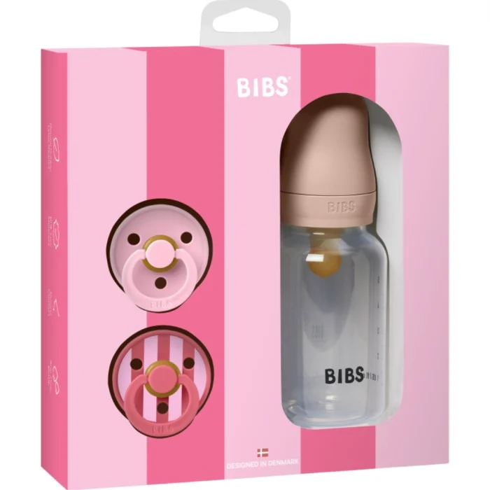 BIBS Gift Set Baby Sprinkle Blush