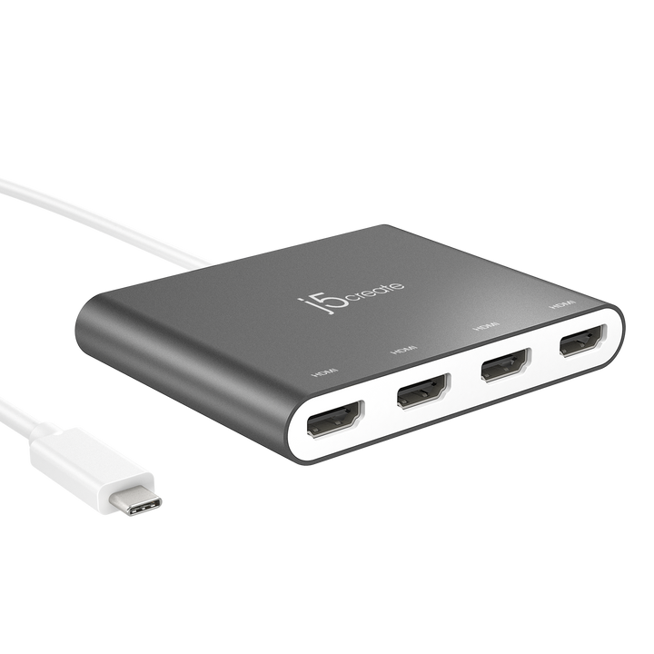 j5create USB-C till 4-Port HDMI Multi-Monitor Adapter