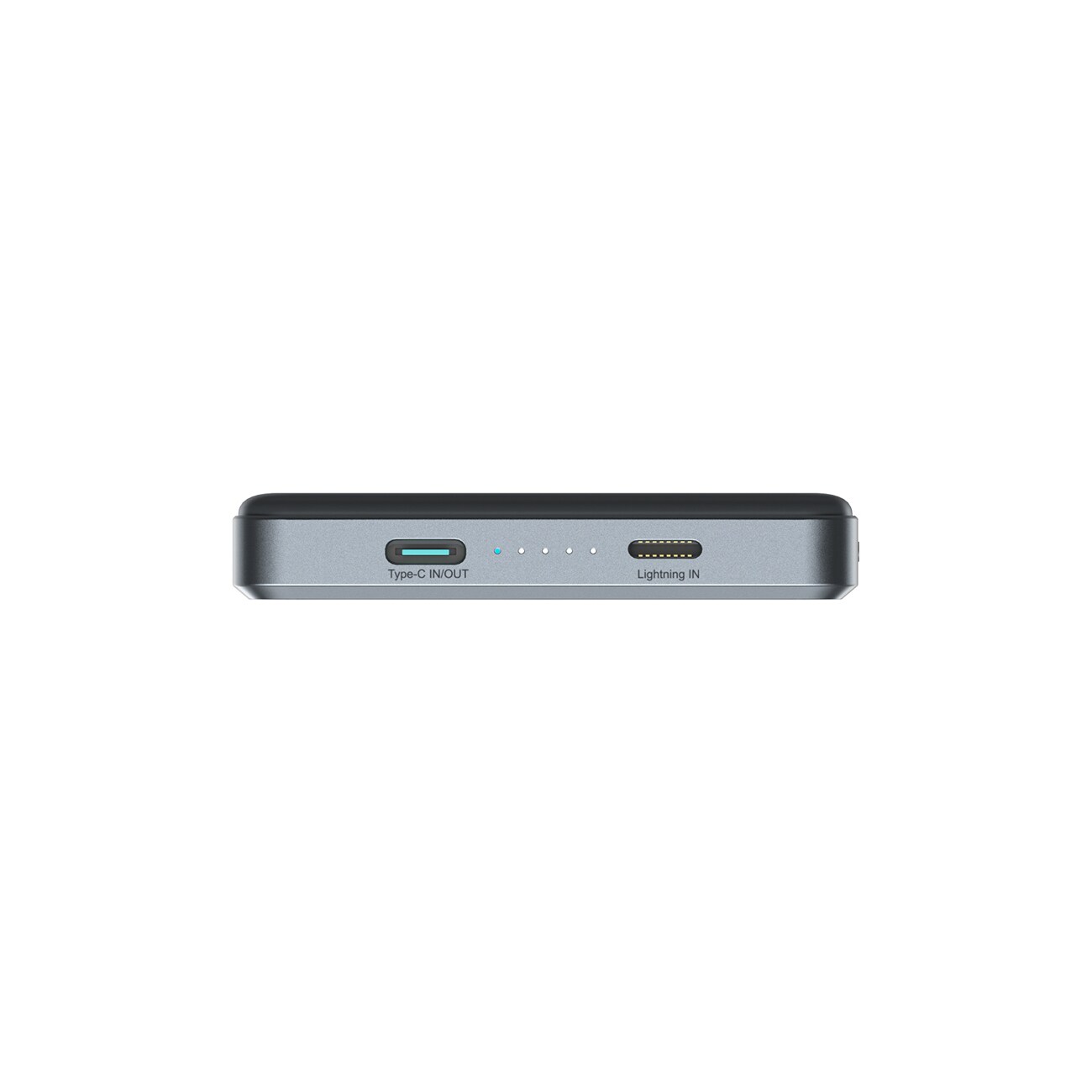 Joyroom JR-PBM08 Pro Powerbank 22,5 W 10 000 mAh med trådlös laddning och 2 USB-C-portar – grå, bild 5