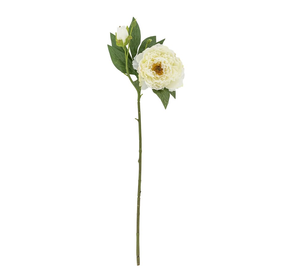 BLOOMINGVILLE Peony-stjälk, Vit, konstgjorda blommor, bild 2