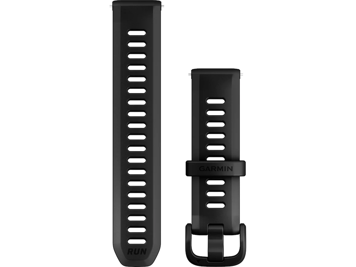 Garmin Quick Release silikonarmband 20 mm, svart