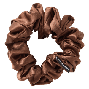 ByBarb Silk Scrunchie Brown Brown, bild 2