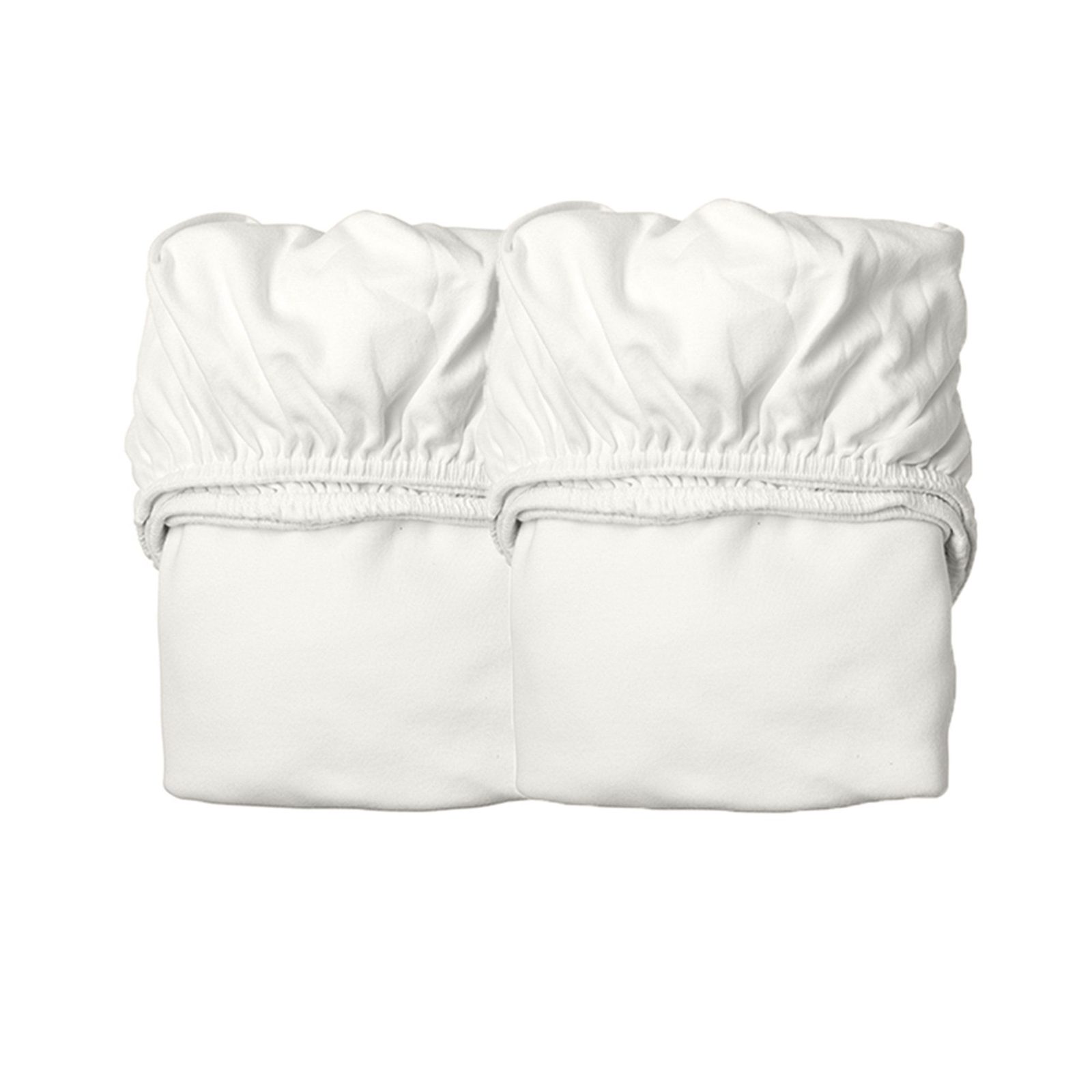 Leander lakan till spjälsäng, 2-pack, ekologisk bomull – Snow