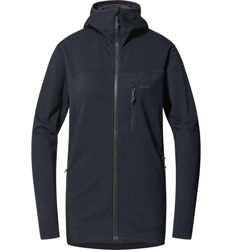 Haglöfs Rosson Mid Hood Women True Black - XS