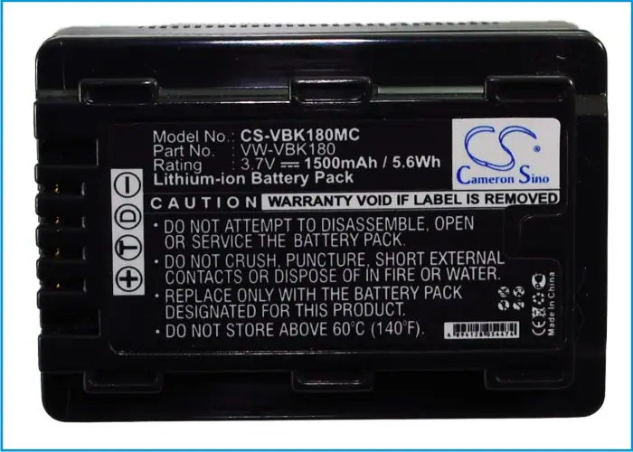 Batteri till Kamera för Panasonic SDR-H85, SDR-T55, SDR-T50 m.fl., bild 5
