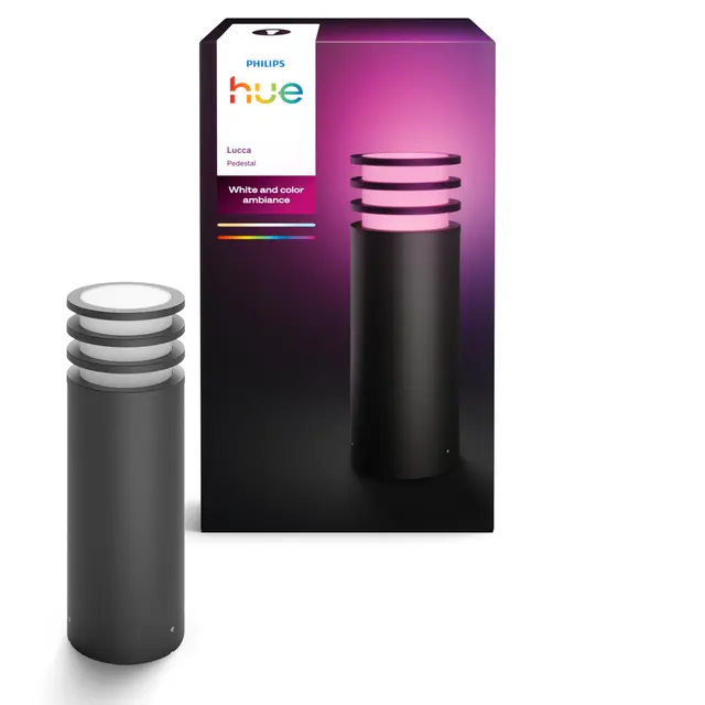 Philips Hue Lucca WCA sockellampa 8.1W E27 (antracit), bild 2