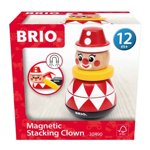 Brio - Magnetisk stapelclown