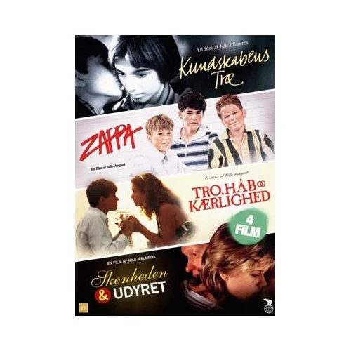 Danske Ungdimsklassikere - (4DVD BOKS) Indeholder, Zappa, Kundskabens træ, Skønheden og udyret samt tro, håb og kærlighed., bild 4