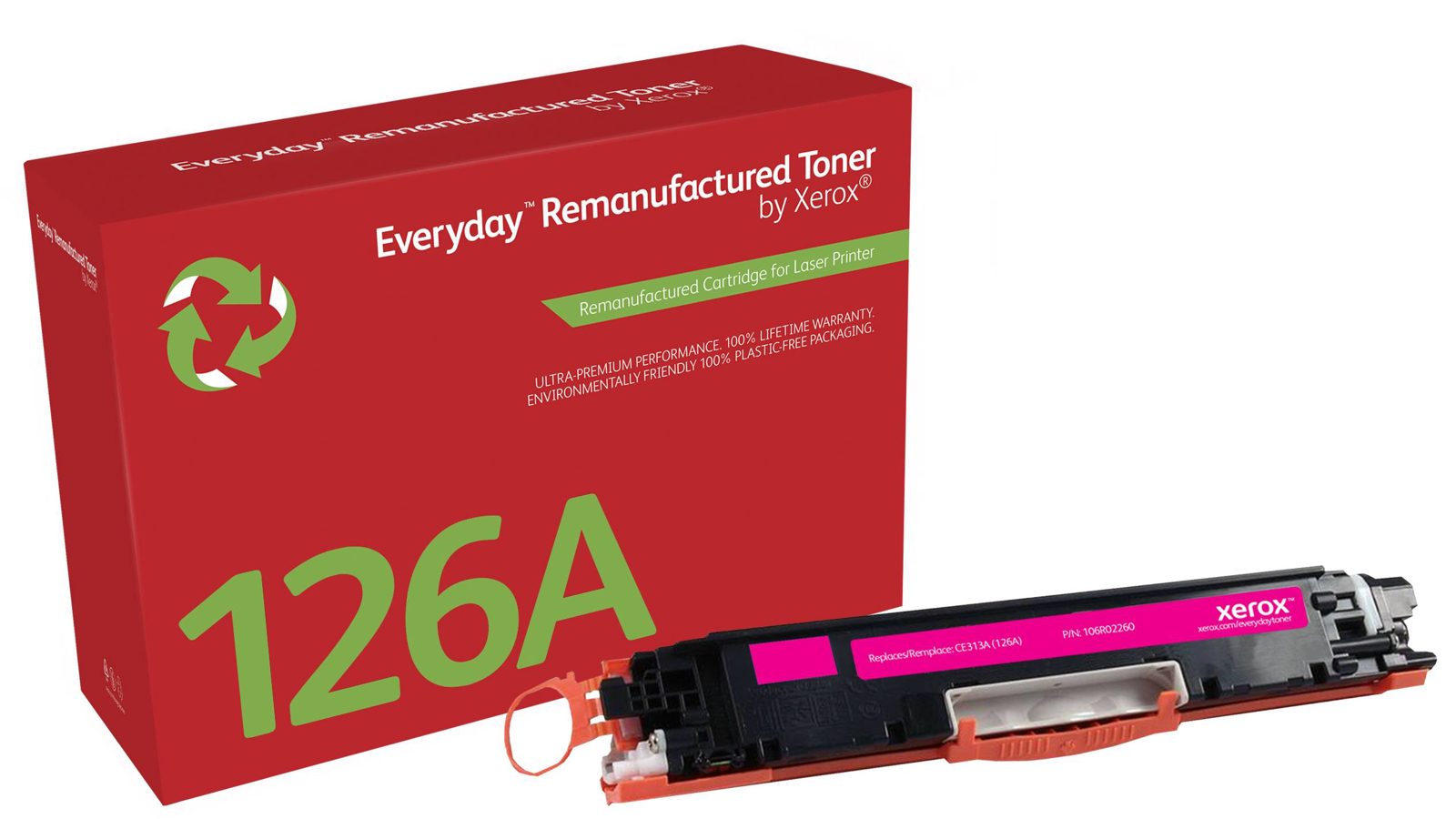 Xerox HP 126A Magenta, 1000 sidor, bild 2