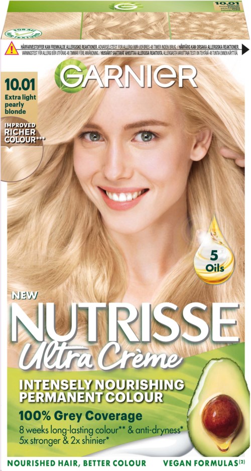 Garnier Nutrisse Cream 10.01 Extra Light Pearl Blond, bild 4