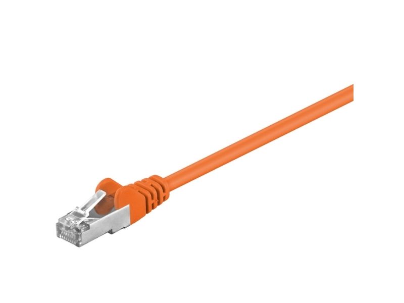 Goobay 93462, 3 m, Cat5e, F/UTP (FTP), RJ-45, RJ-45, Orange
