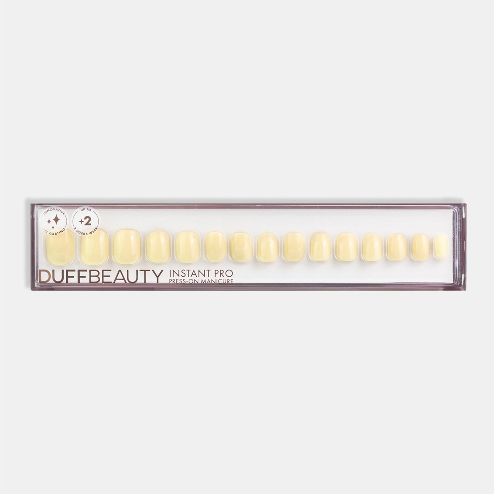Duff Beauty Butter Yellow Short Squoval 30 pcs 30 pcs
