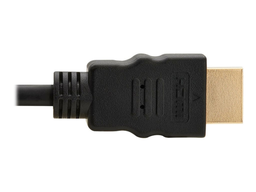 Eaton Tripp Lite Series High-Speed HDMI to HDMI Cable, Digital Video with Audio, UHD 4K, Black, 6 ft. (1.83 m) - HDMI-kabel - HDMI hane till HDMI hane - 1.8 m - dubbelt skärmad - svart - stöd för 4K