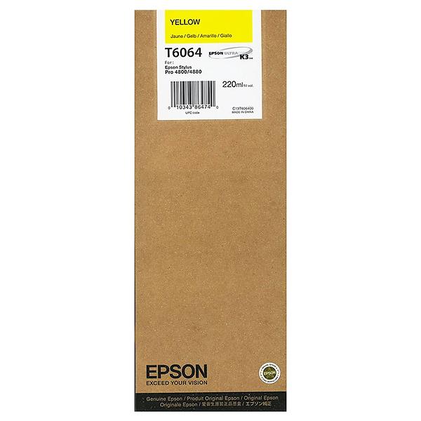 Epson Stylus 4800/4880 Gul (T6064), 220 ml, bild 3