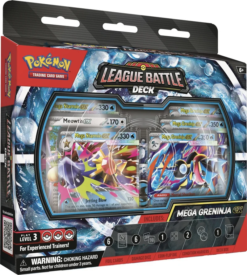 Pokemon Mega Greninja Ex League Battle Deck