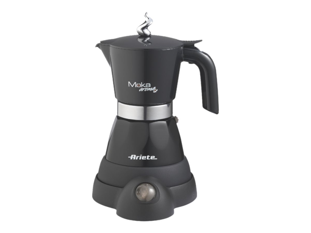 Ariete 1358 Moka Aroma Elettrica - Elektrisk kaffebryggare - 4 koppar - svart