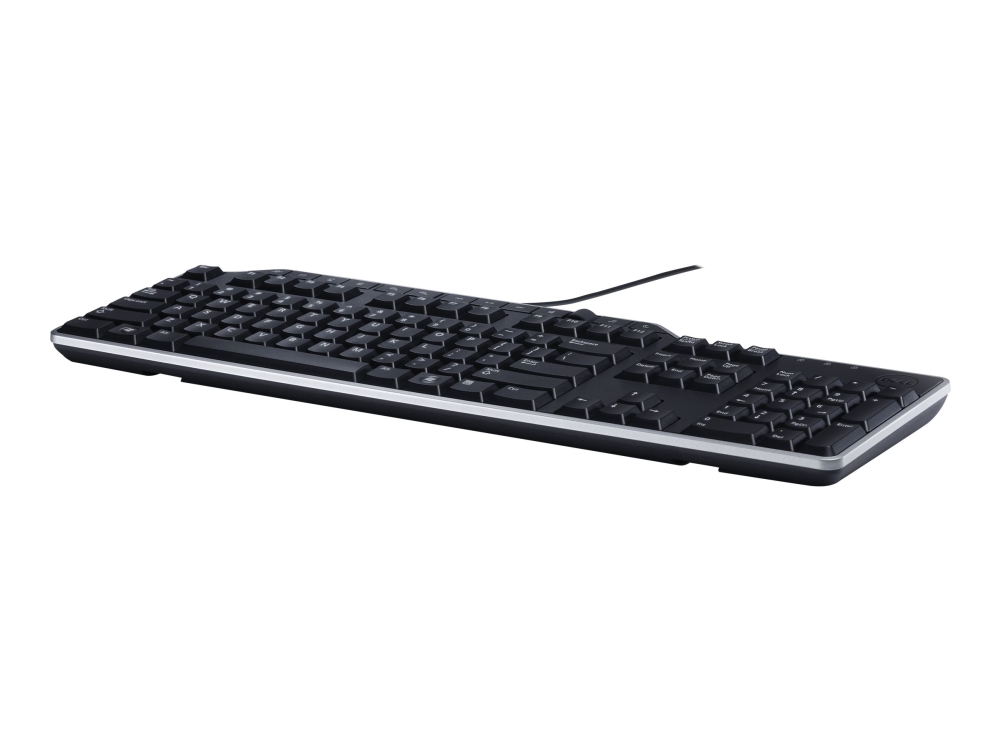 Dell KB-522 kabelanslutet USB-tangentbord, multimedia, membran, dansk, svart