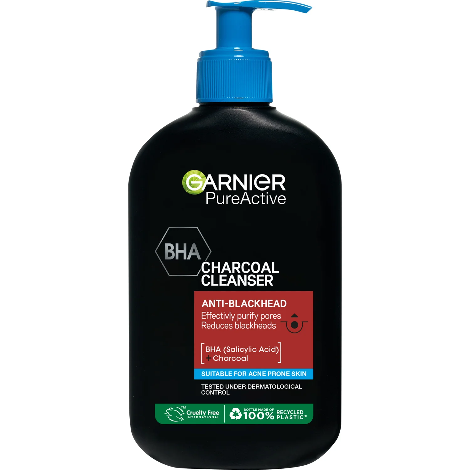 Garnier SkinActive PureActive Charcoal Cleanser 250 ml, bild 2