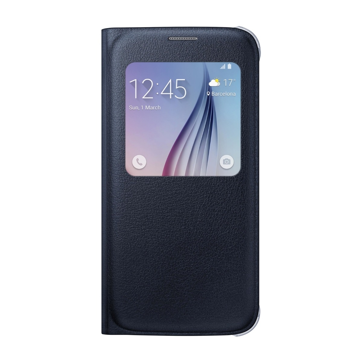 Samsung S- View Pu Cov Gxy S6 bk