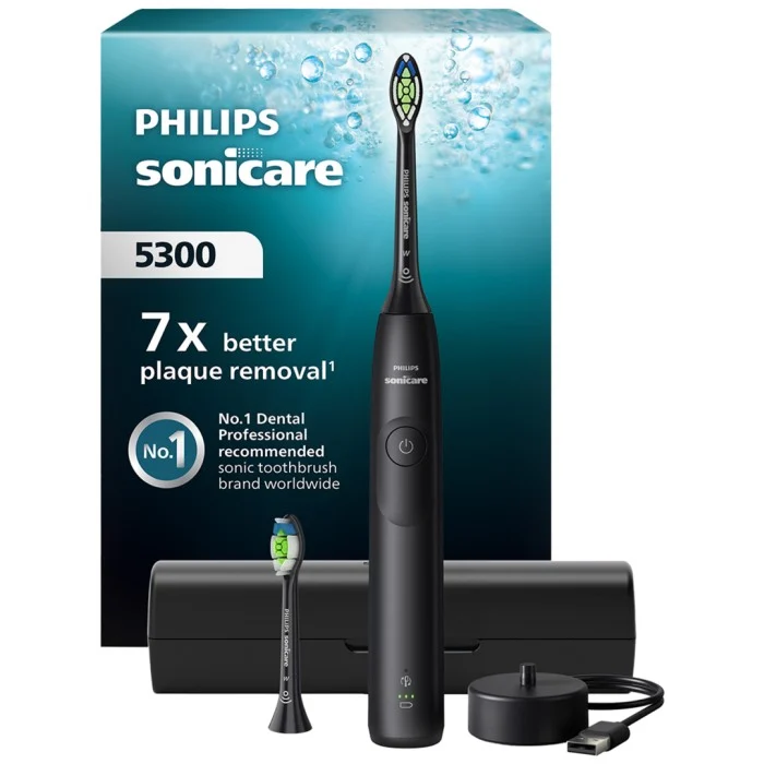 Philips Sonicare eltandborste 5300 Series med fodral, svart