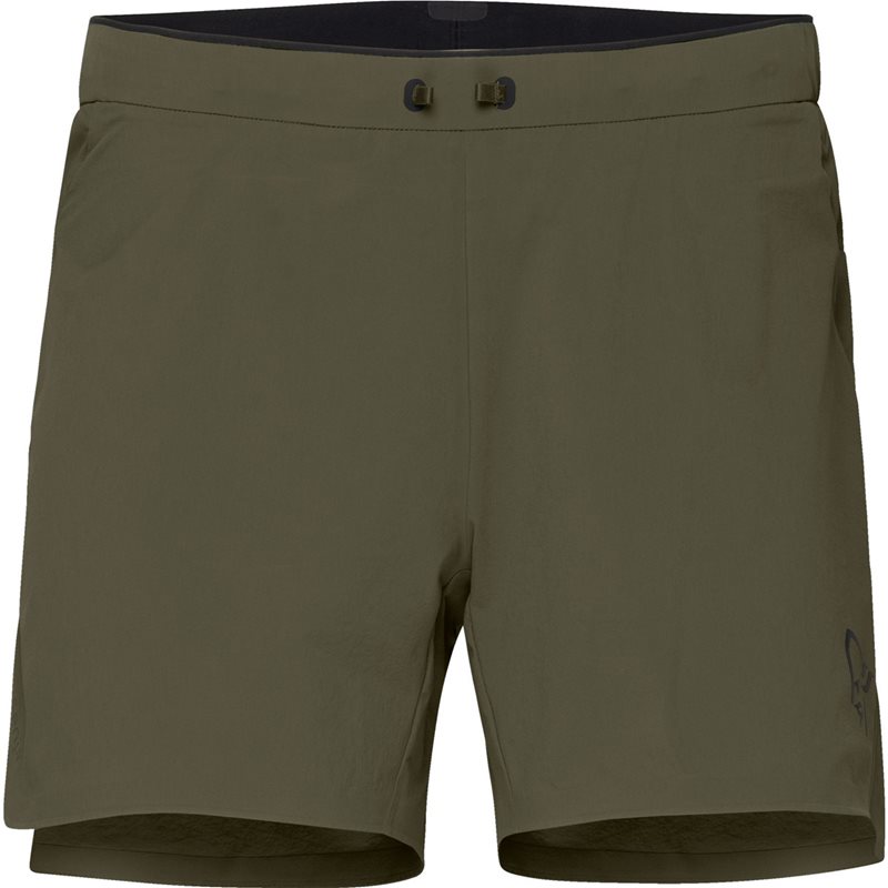 Norrøna Senja Flex1 5'' Shorts M's Olive Night - S