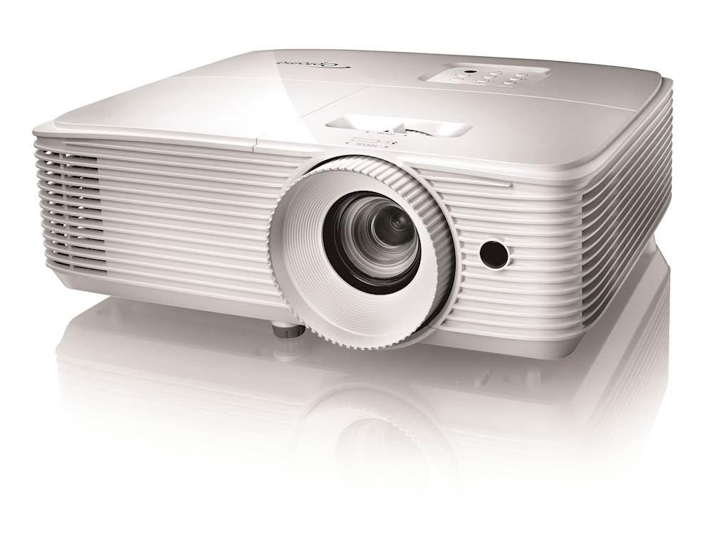 Optoma EH412x, DLP laser, Full HD 1920x1080, 3D, 4500 ANSI lumen, HDR, 22000:1, fjärrkontroll med laserpekare, 2xHDMI/ljud-ut/RS232, högtalare, bild 3