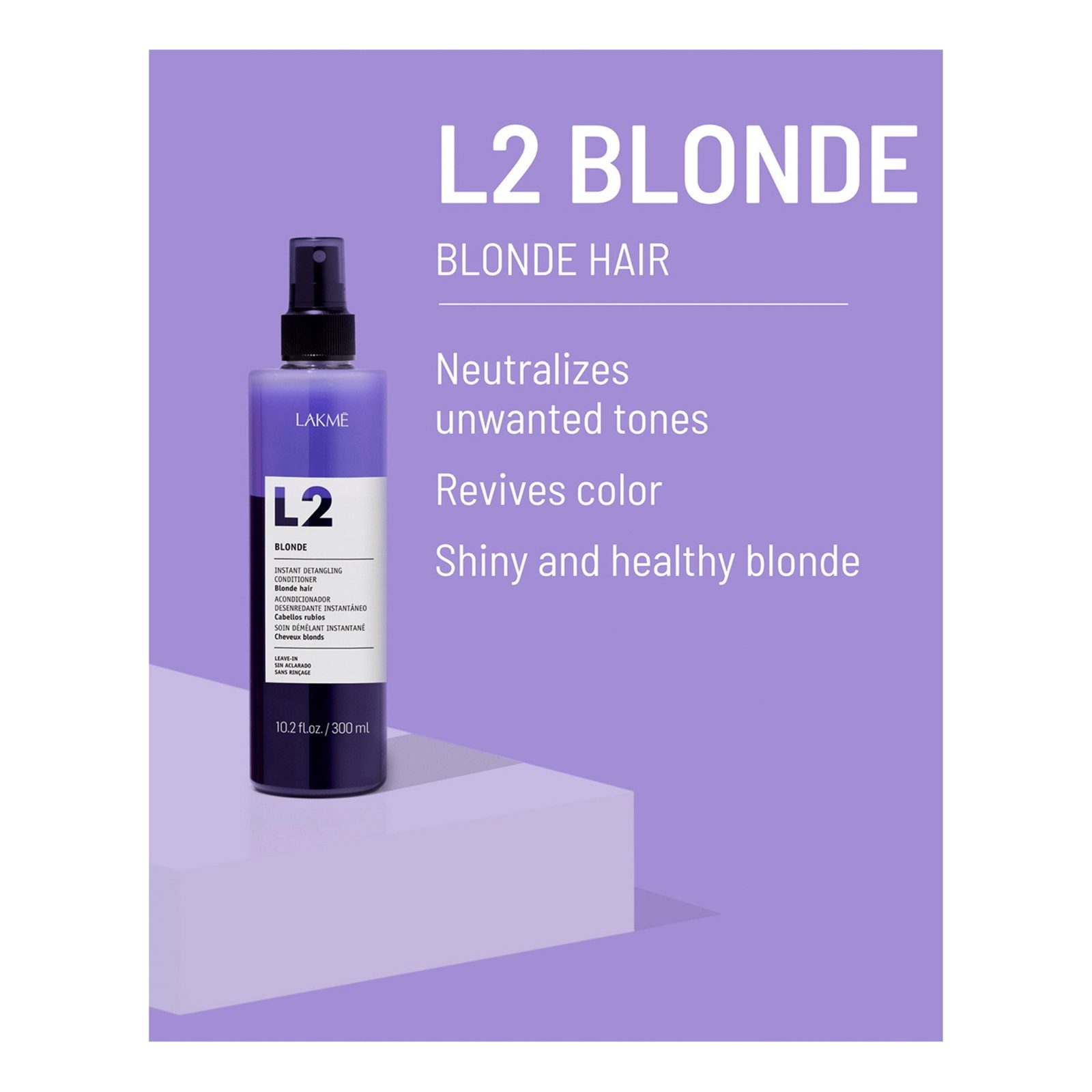 Lakme L2 Blonde 300 ml, bild 2