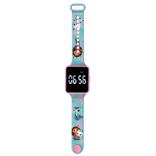Lexibook - Gabby's Dollhouse LED Digital Watch (DMW060GDH)
