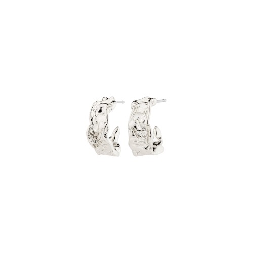 PILGRIM - ELARA Earrings - Silver-Plated - 15 mm