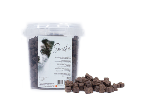 Snack'it - Semi-Moist Mini Bones W / game 500g - (01-775), bild 2