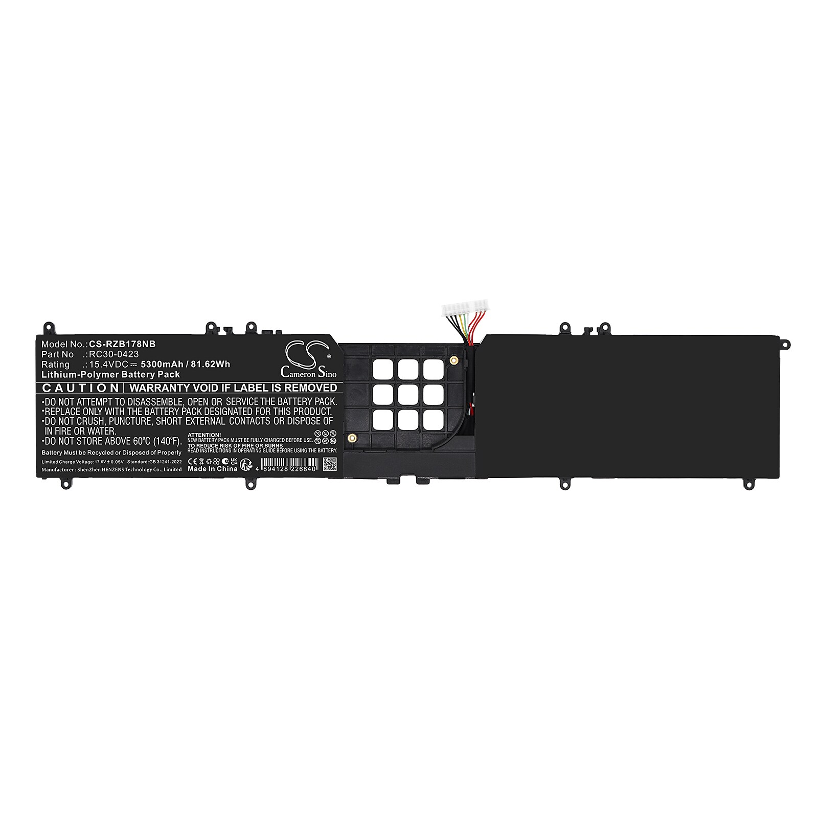 Batteri till Bärbar dator, laptop för Razer Blade 17 Early 2022, bild 4