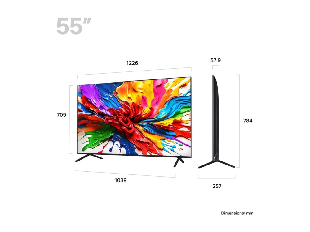 LG 55" 4K QNED EVO MiniLED TV 55QNED92
