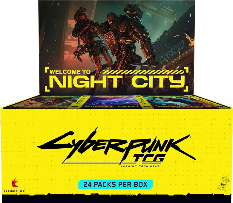 Cyberpunk TCG Welcome to Night City Retail Booster Display (24 Packs)