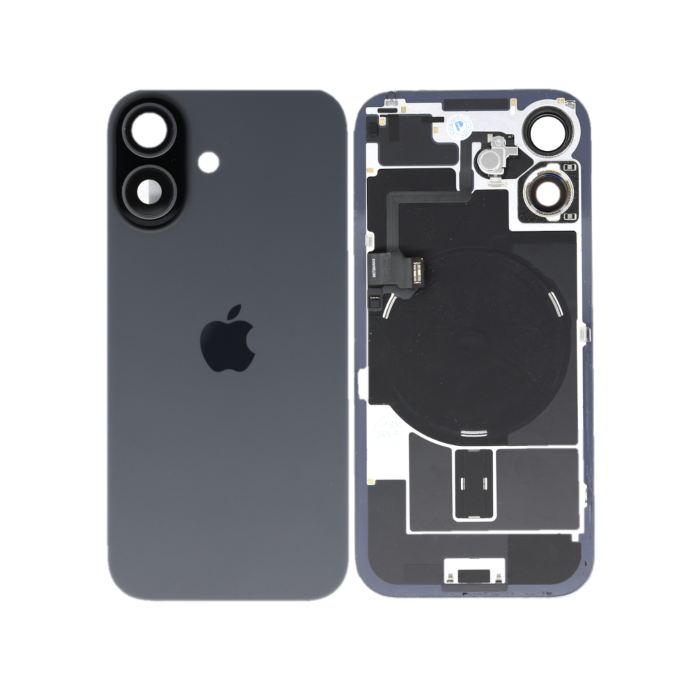 Apple iPhone 17 - Baksidebyte - Svart (Glaset)