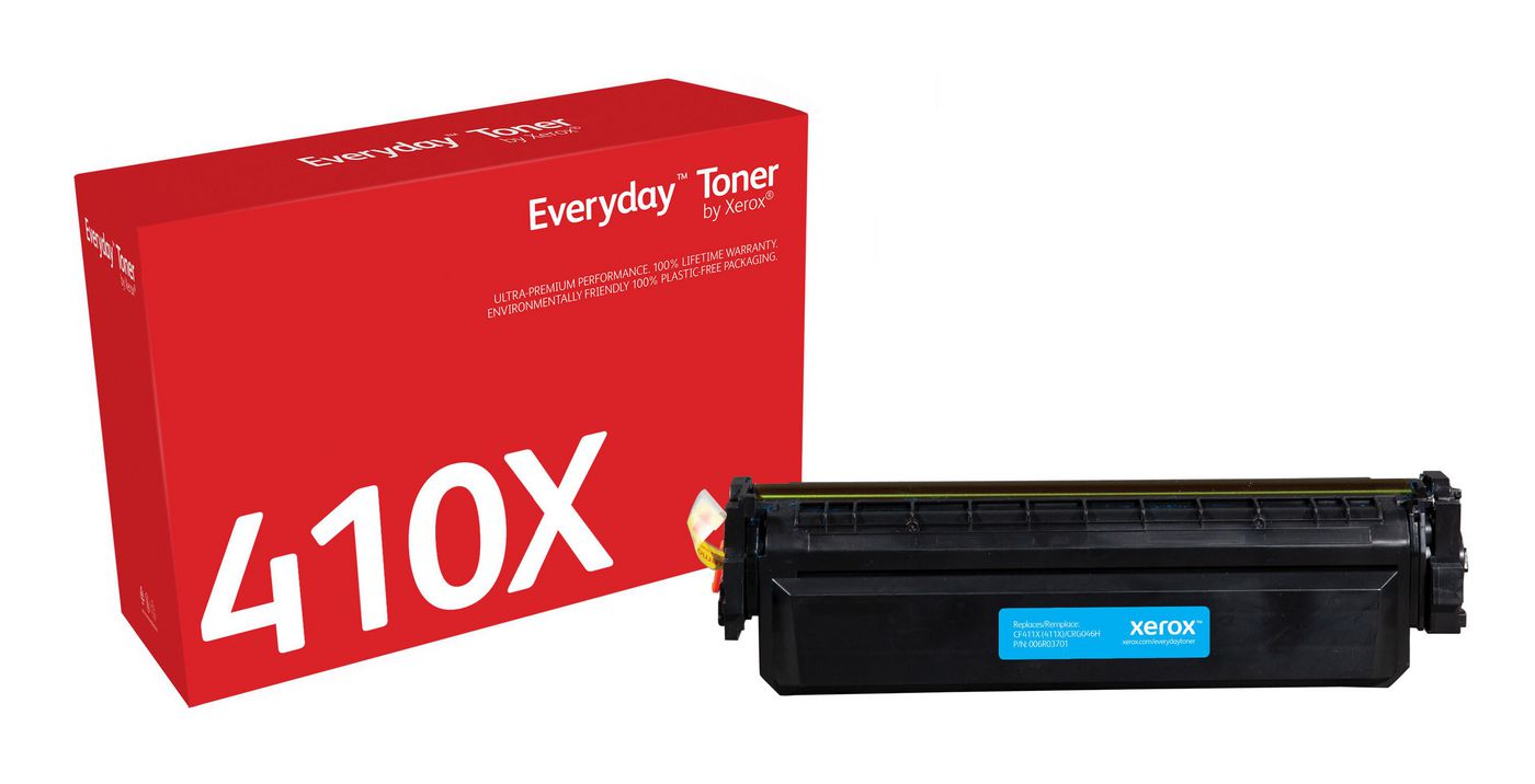 Xerox HP 410X Cyan, hög kapacitet, 5000 sidor, bild 2