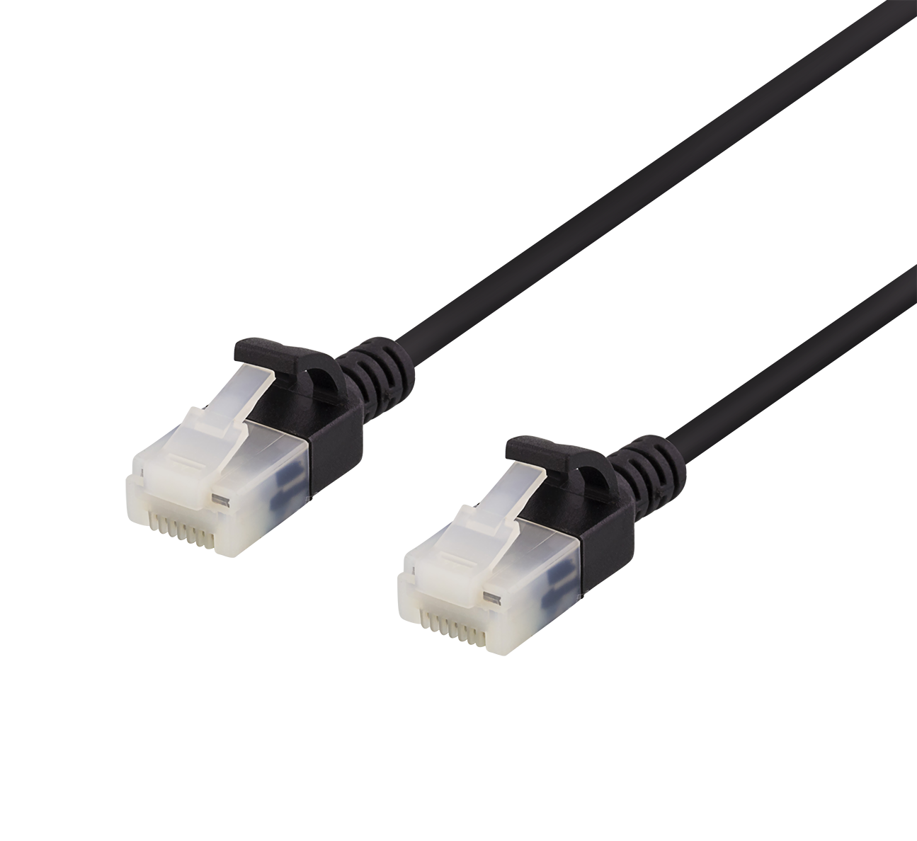 Deltaco Patchkabel Cat6a RJ45 1m Svart, bild 4