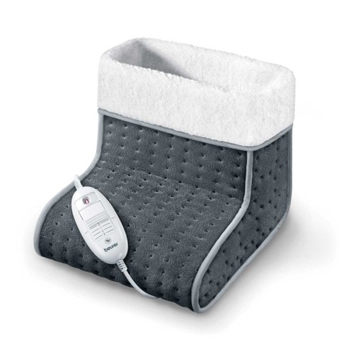Beurer FW 20 fotvärmare m/teddy, grå