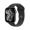 Apple Watch Series 11 GPS + Cell 46 mm gagatsvart aluminum, svart sportband - M/L