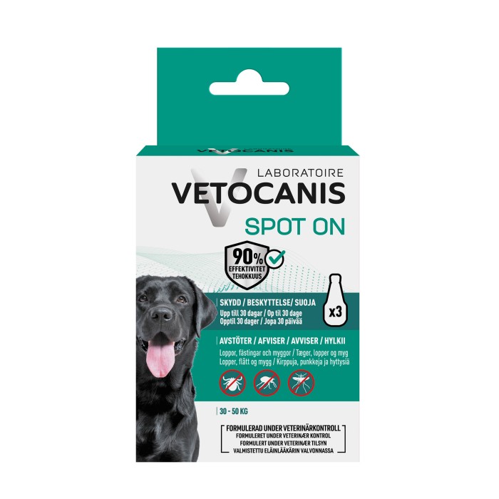 Vetocanis Anti-parasit Spot on Hund L 3 x 3 ml