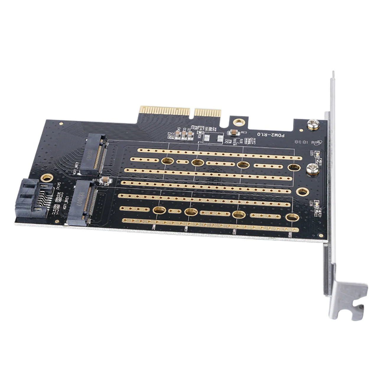 ORICO PDM2 PCI-E 3.0 x4 Expansion Card for M.2 NVMe and SATA Drives - Black, bild 3
