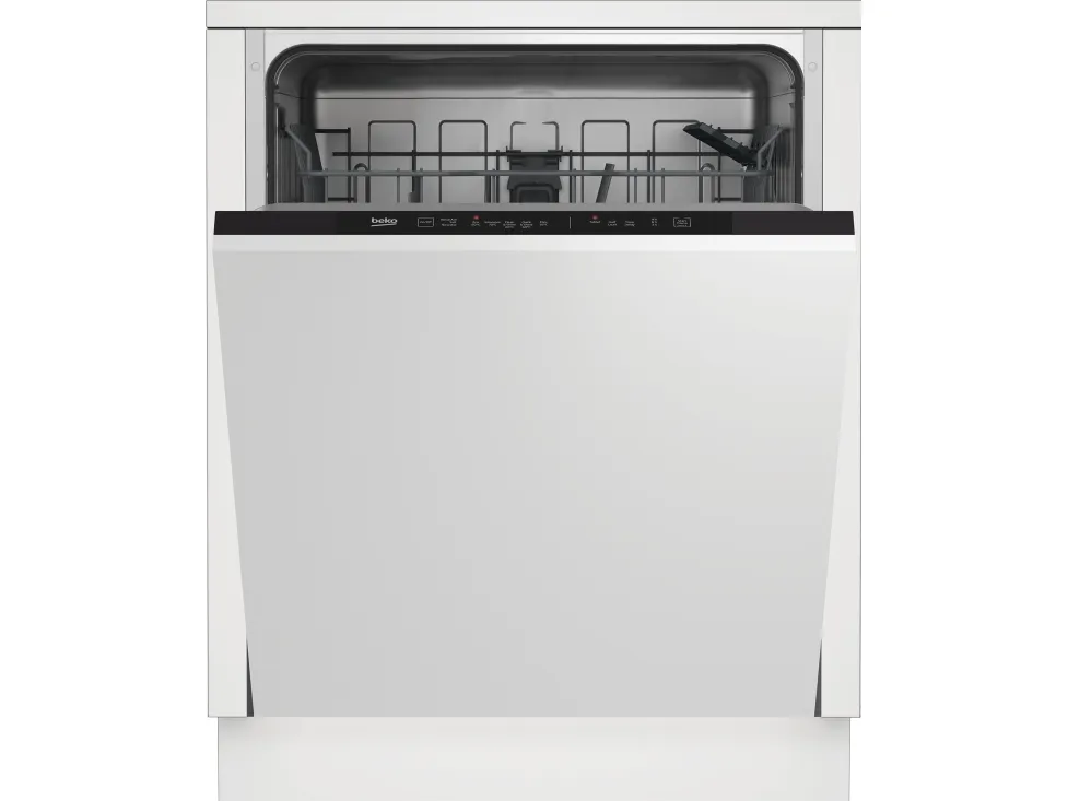 Beko DIN15Q20, Helt integrerad, Full storlek (60 cm), Röra, LED, 1,3 m, 1,6 cm