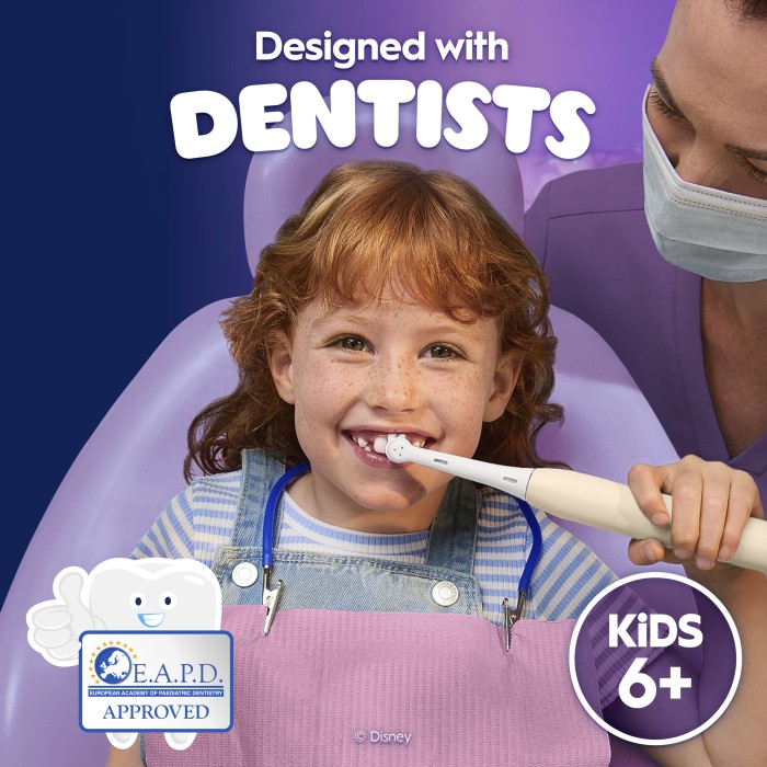 Oral-B iO2 Kids eltandborste 6+, Angel (Lilo & Stitch), bild 3
