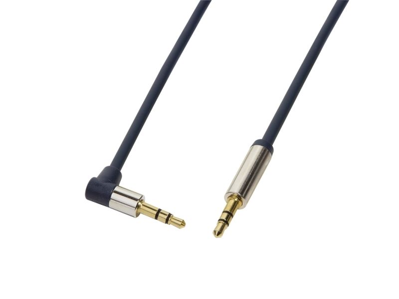 LogiLink 3.5mm - 3.5mm 3m, 3.5mm, Hanstik, 3.5mm, Hanstik, 3,5 m, Blå