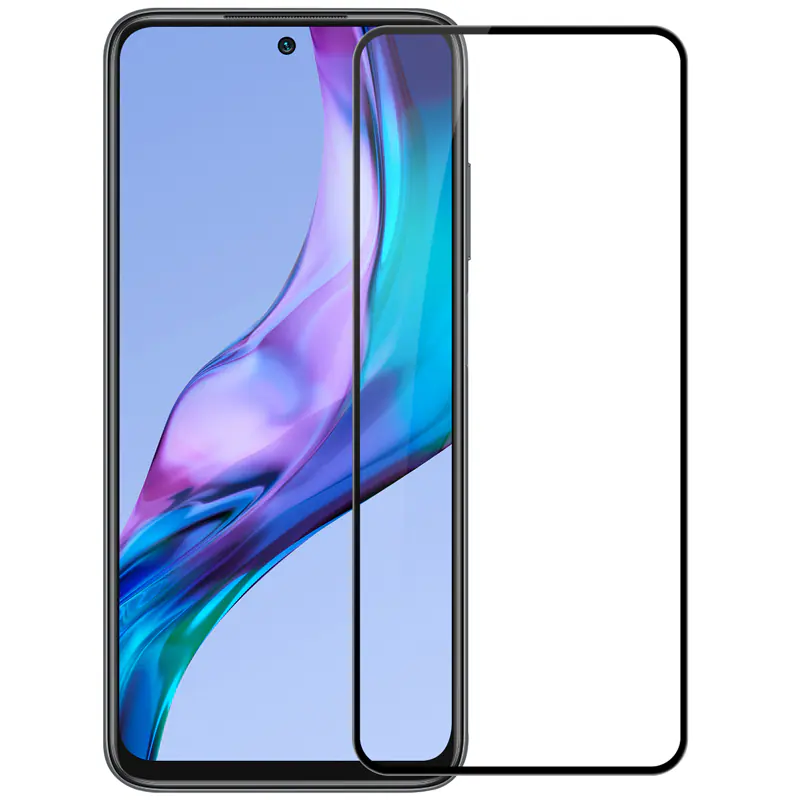 Nillkin CP+PRO ultratunt härdat glas för hela skärmen med en 0,2 mm ram 9H Xiaomi Redmi 10 svart