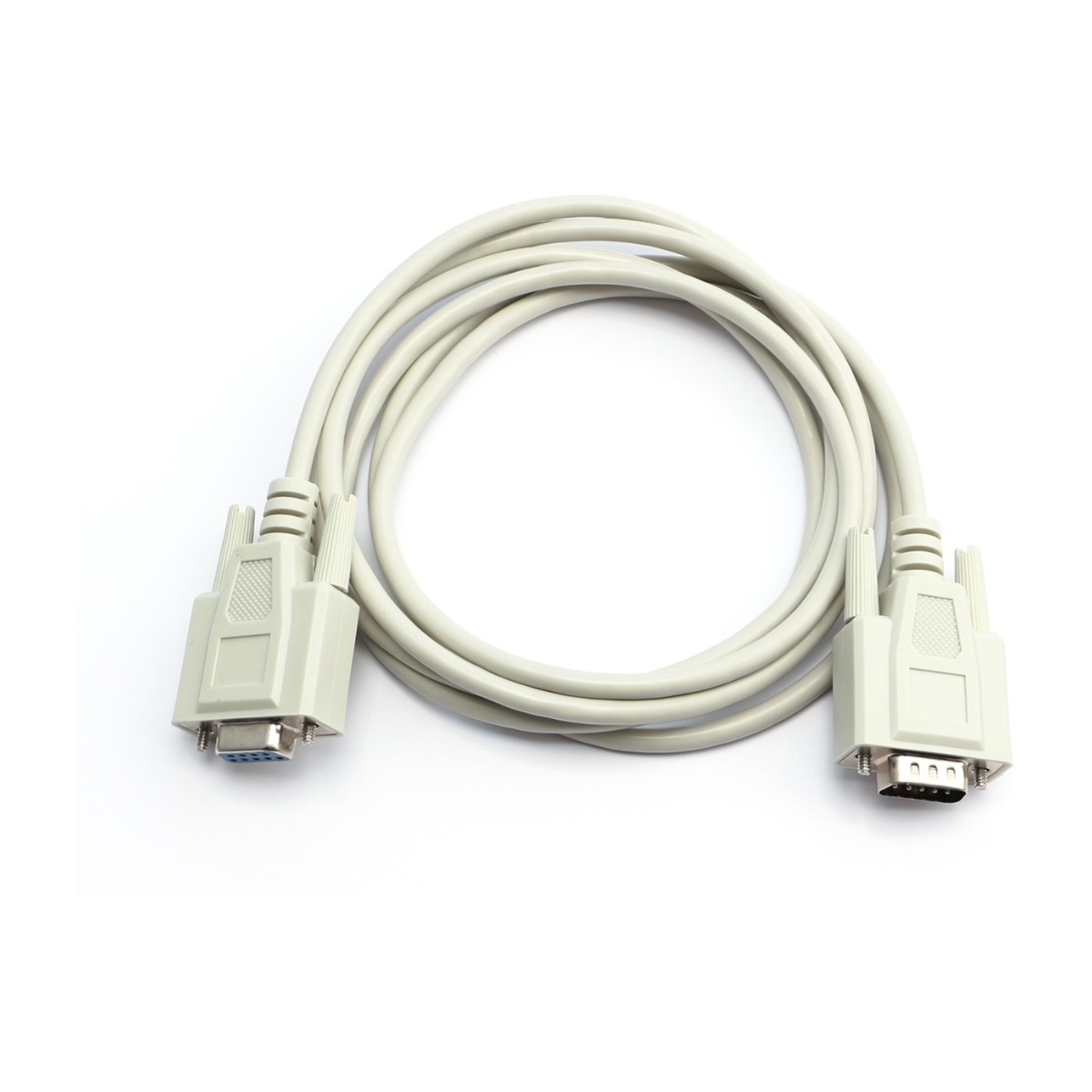 Eletra RS232 DB9 hane - hona 2M kabel, grå
